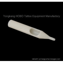 Venda quente branca plástico descartável tatuagem agulha dicas fornecimento